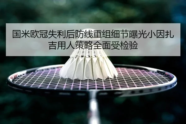 国米欧冠失利后防线重组细节曝光小因扎吉用人策略全面受检验